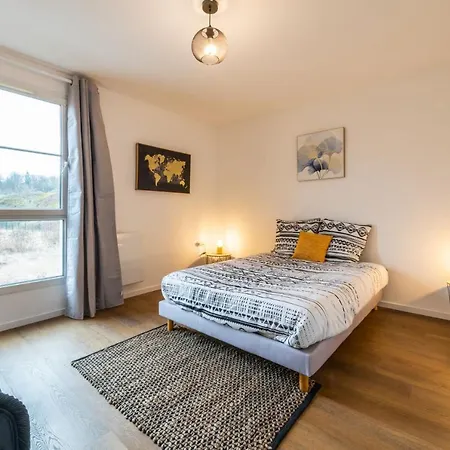 ☆le Soleil De La Fonderie☆fibre Parking☆pmr☆rbnb☆ * Mulhouse